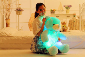 Glow Buddy LED Teddy Bear – Color-Changing Light-Up Plush