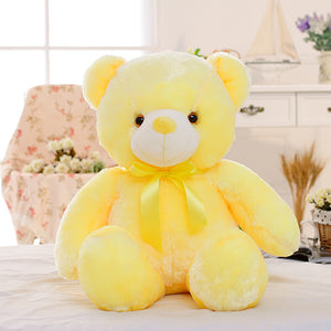 Glow Buddy LED Teddy Bear – Color-Changing Light-Up Plush