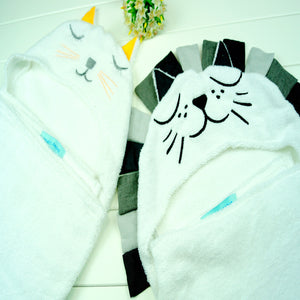Cuddle Buddy Hooded Animal Blanket – Lion and Kitty