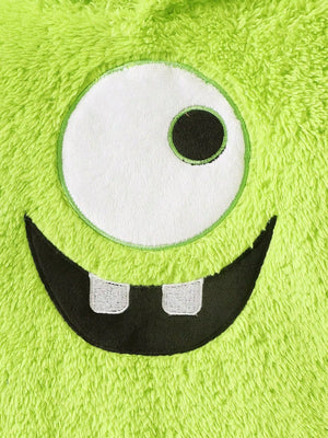 0-24Months Toddler Baby Animal Costume Fleece Long Sleeve Hooded Romper Leg Warmers Halloween Cosplay Bodysuit