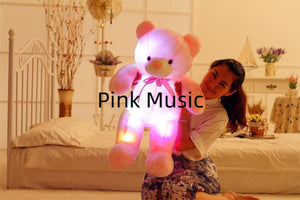 Glow Buddy LED Teddy Bear – Color-Changing Light-Up Plush