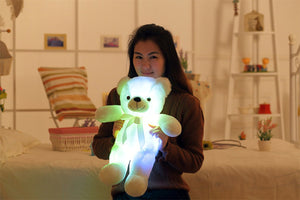 Glow Buddy LED Teddy Bear – Color-Changing Light-Up Plush