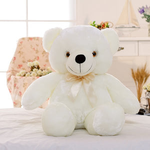 Glow Buddy LED Teddy Bear – Color-Changing Light-Up Plush