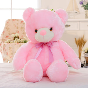 Glow Buddy LED Teddy Bear – Color-Changing Light-Up Plush