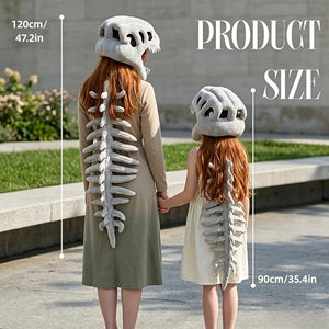 Realms&Wonders Dinosaur Skeleton Costume Set
