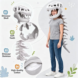 Realms&Wonders Dinosaur Skeleton Costume Set