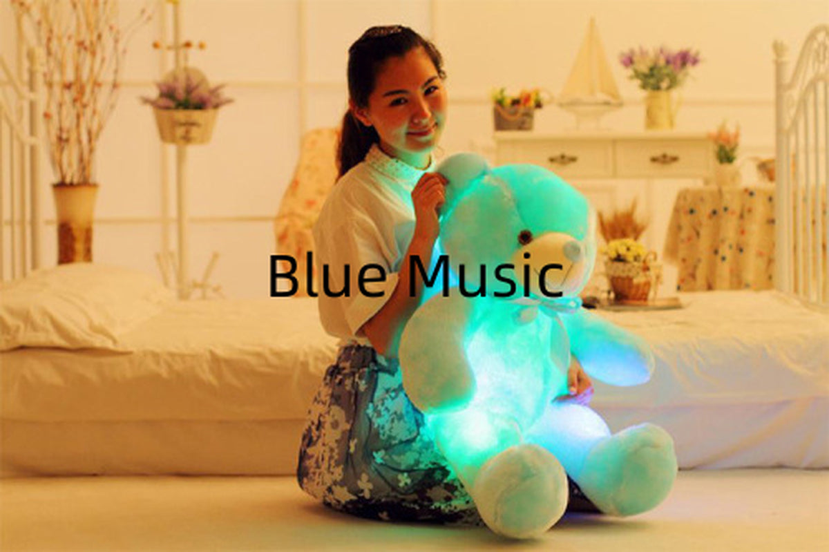 Glow Buddy LED Teddy Bear – Color-Changing Light-Up Plush