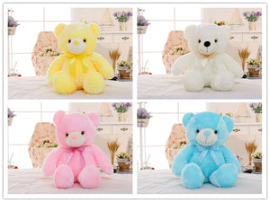 Glow Buddy LED Teddy Bear – Color-Changing Light-Up Plush