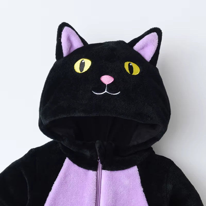 Realms&Wonders Black Cat Baby Costume