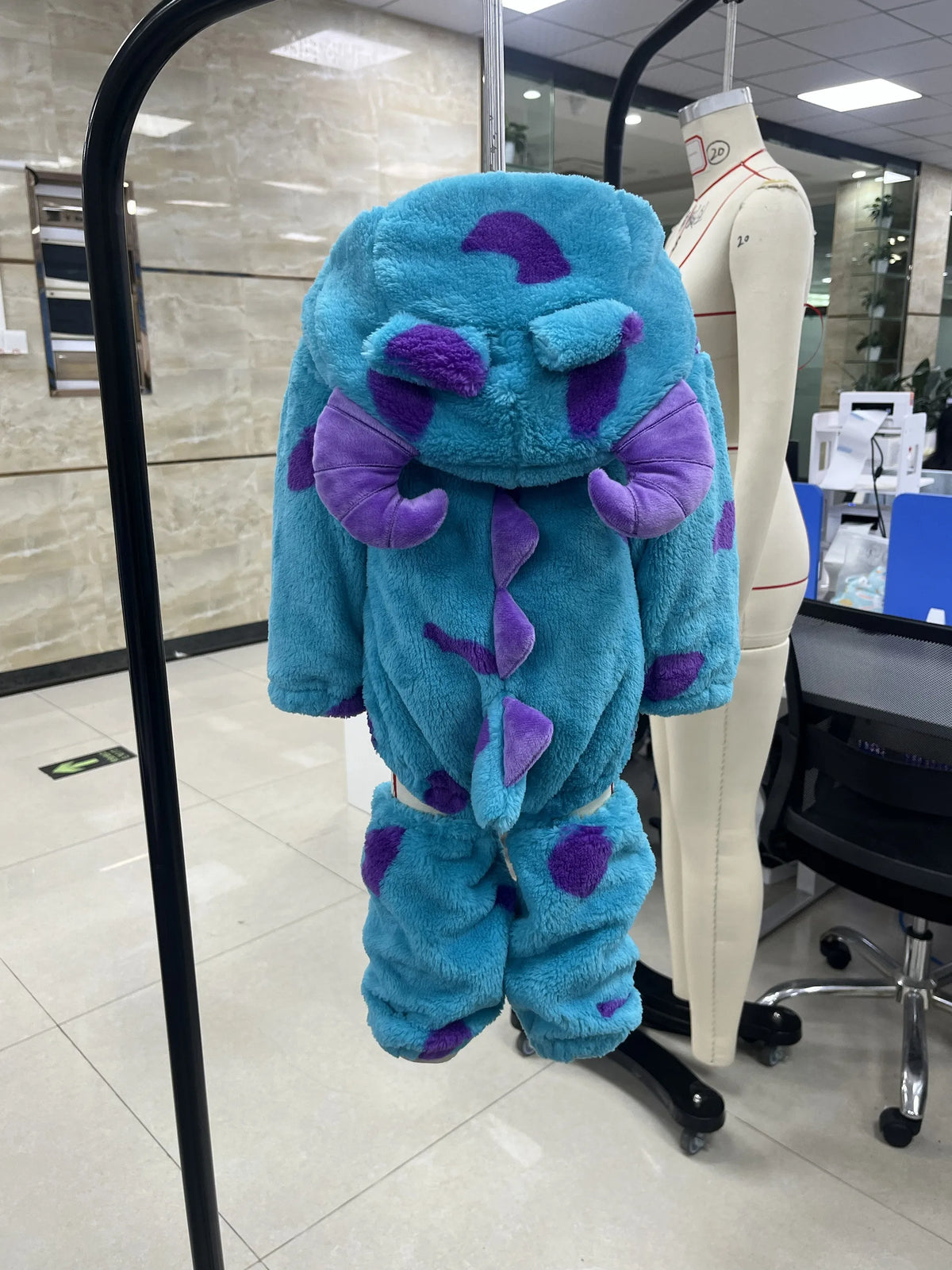 0-24Months Toddler Baby Animal Costume Fleece Long Sleeve Hooded Romper Leg Warmers Halloween Cosplay Bodysuit