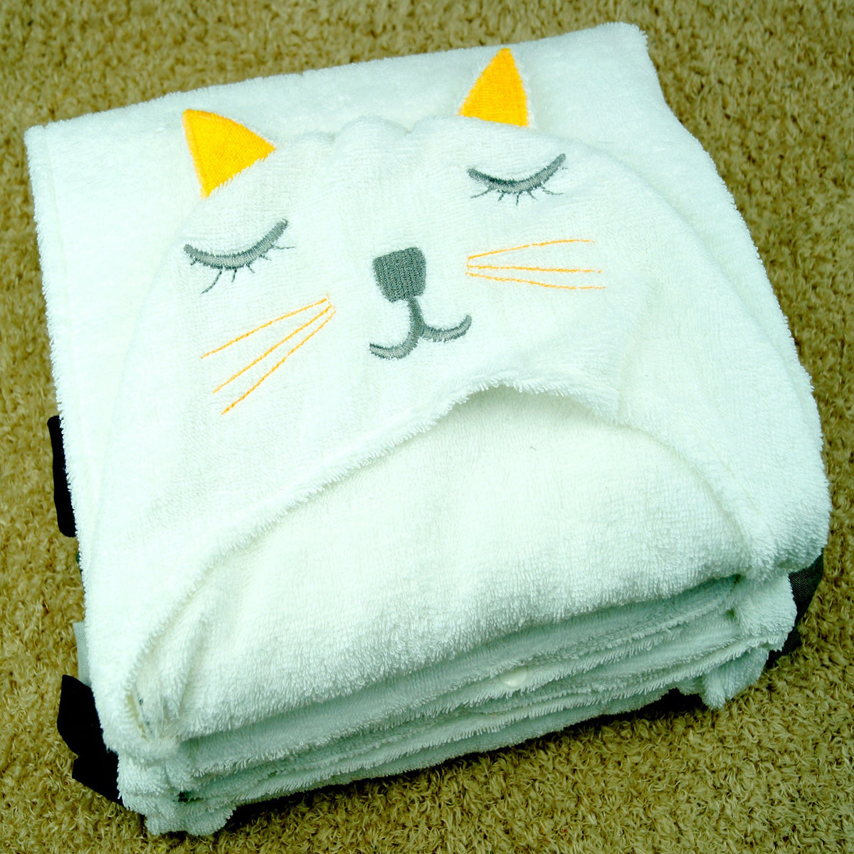 Cuddle Buddy Hooded Animal Blanket – Lion and Kitty