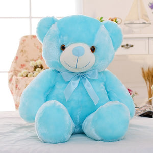 Glow Buddy LED Teddy Bear – Color-Changing Light-Up Plush